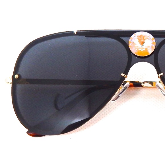 PANTHER POWER CANARY OPAL AVIATOR GLASSES NEW - Picture 5 of 5